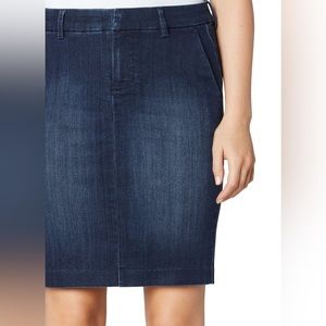 Liverpool Denim Pencil Skirt